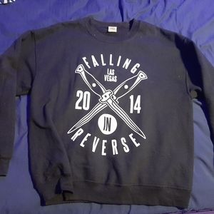 Black Falling in Reverse Crewneck